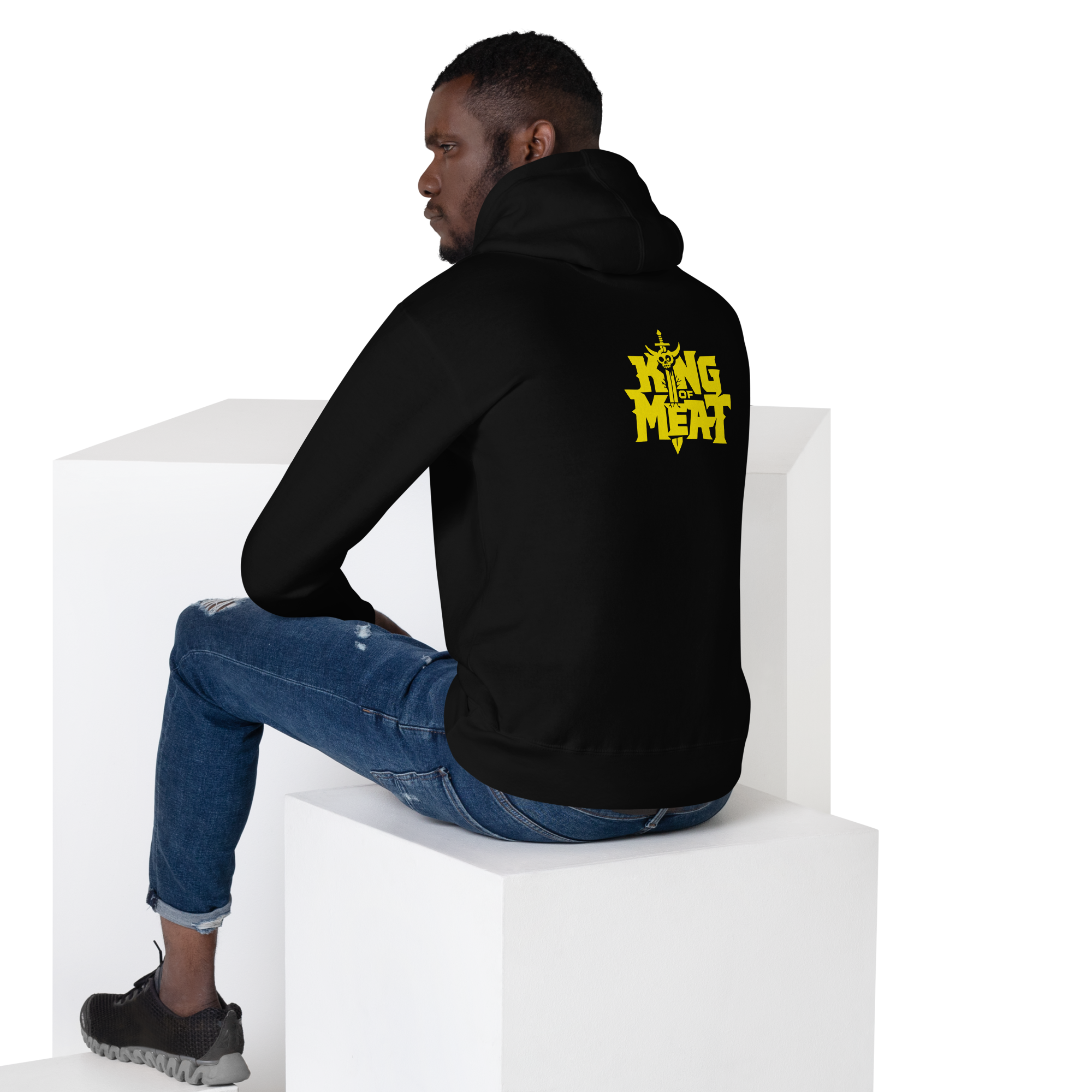 Flaming Meat Baby Adult Hoodie Unisex