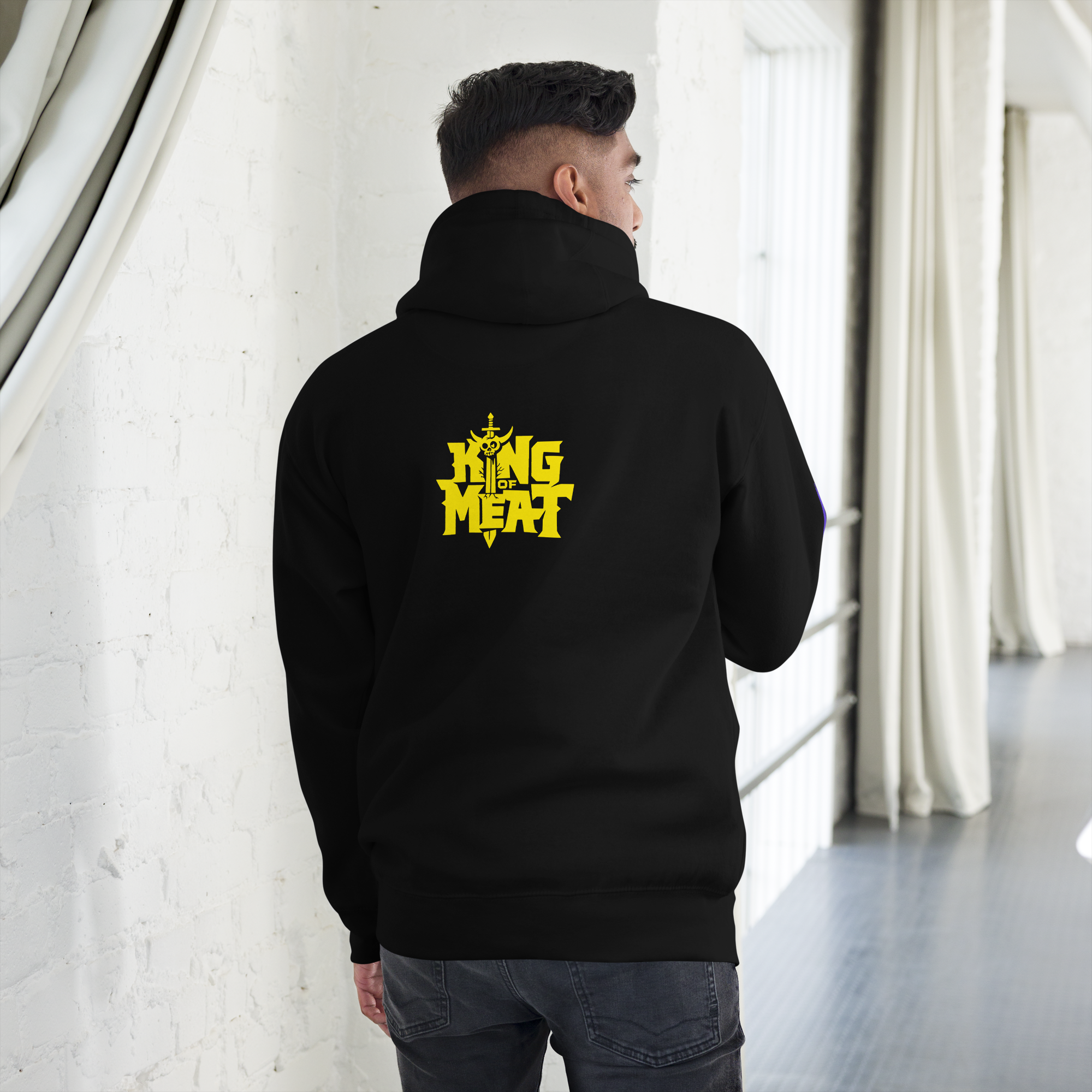 Flaming Meat Baby Adult Hoodie Unisex