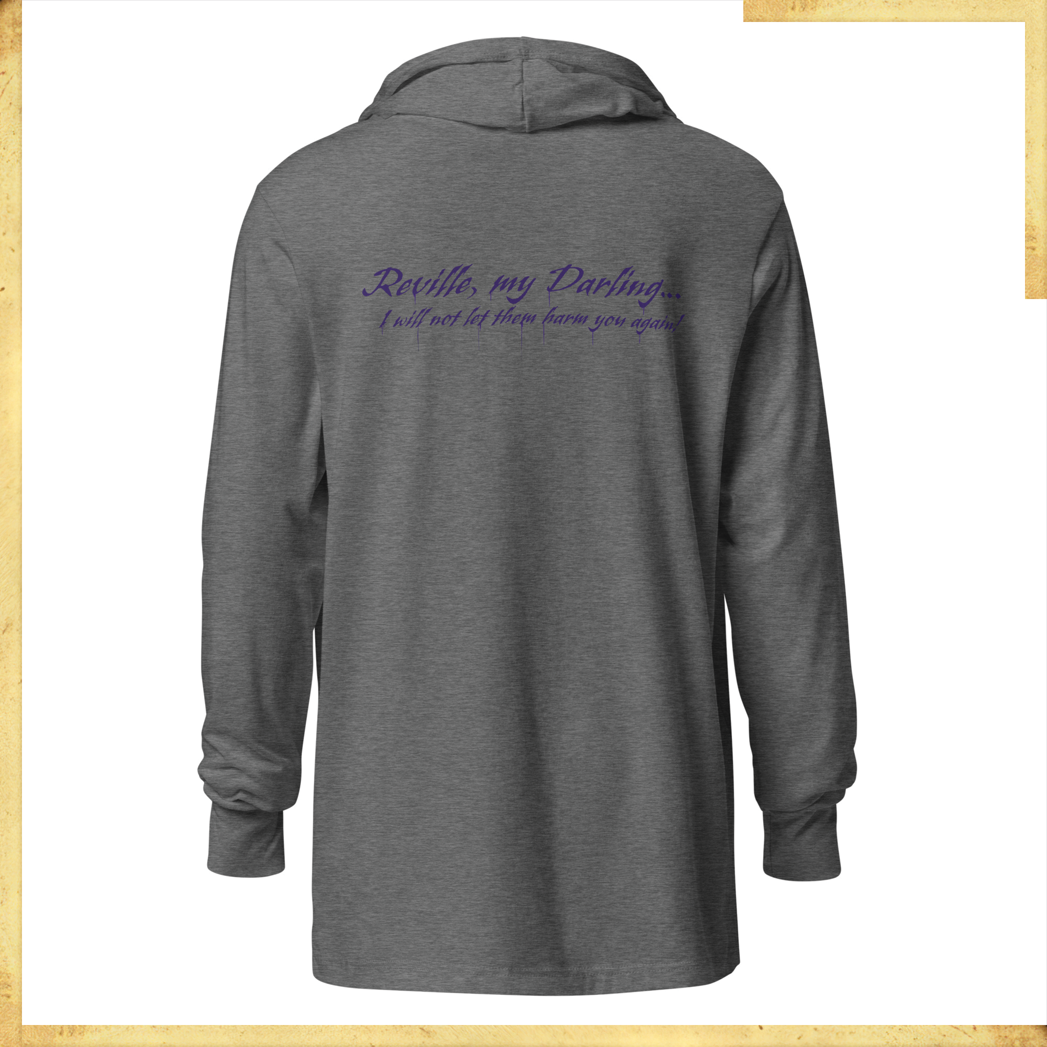 Calanthia Hooded long-sleeve tee