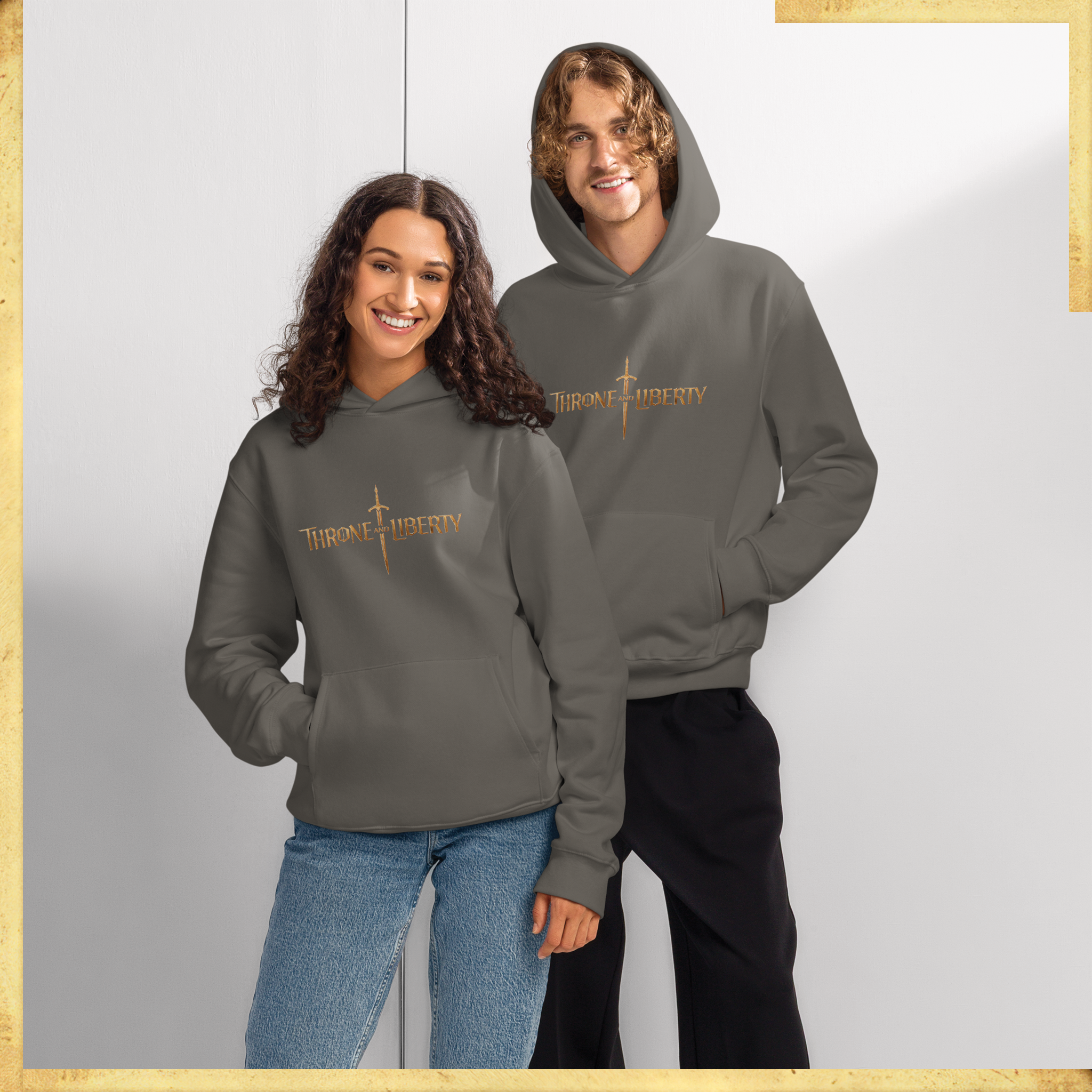 Throne and Liberty Logo Oversized Hoodie