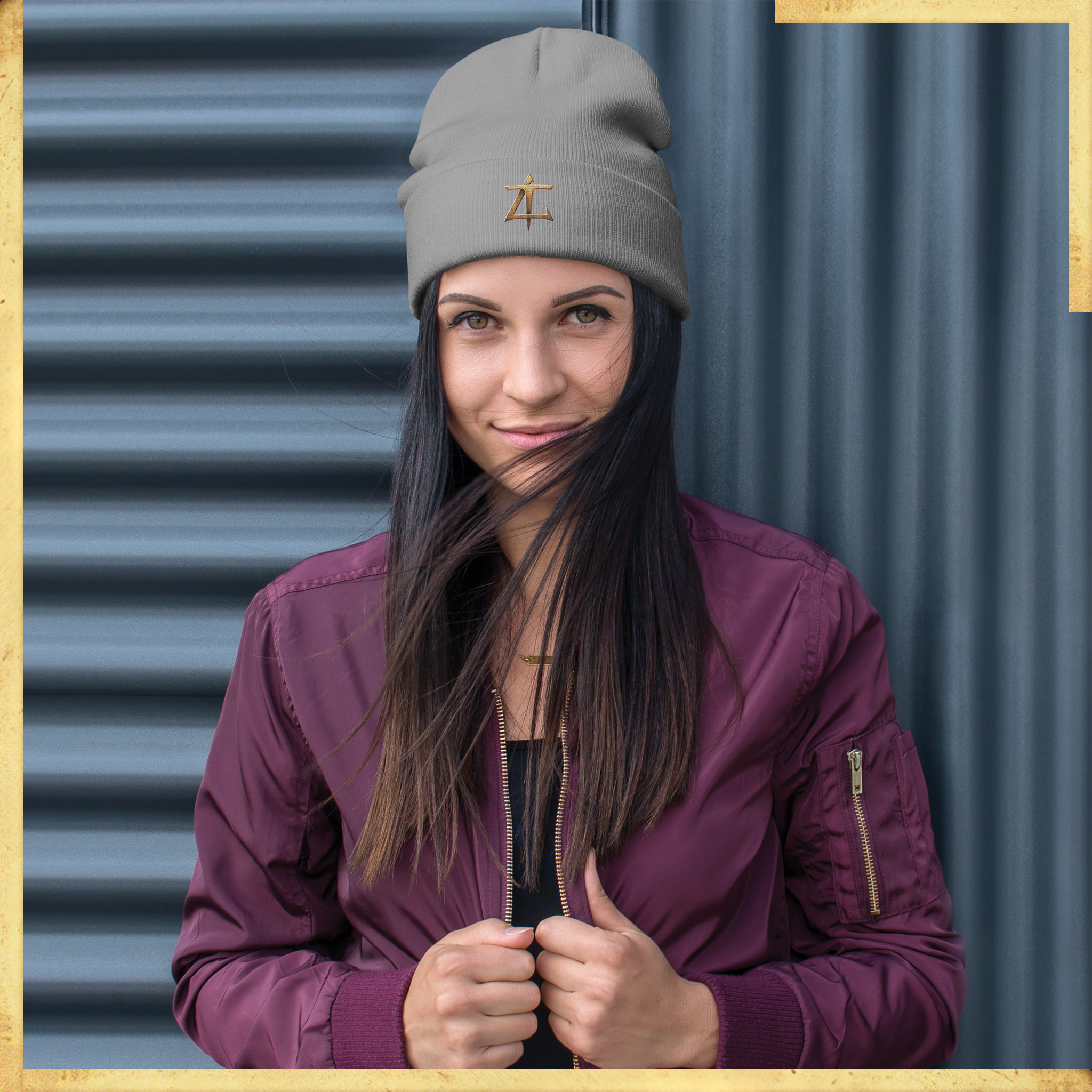 Embroidered Beanie