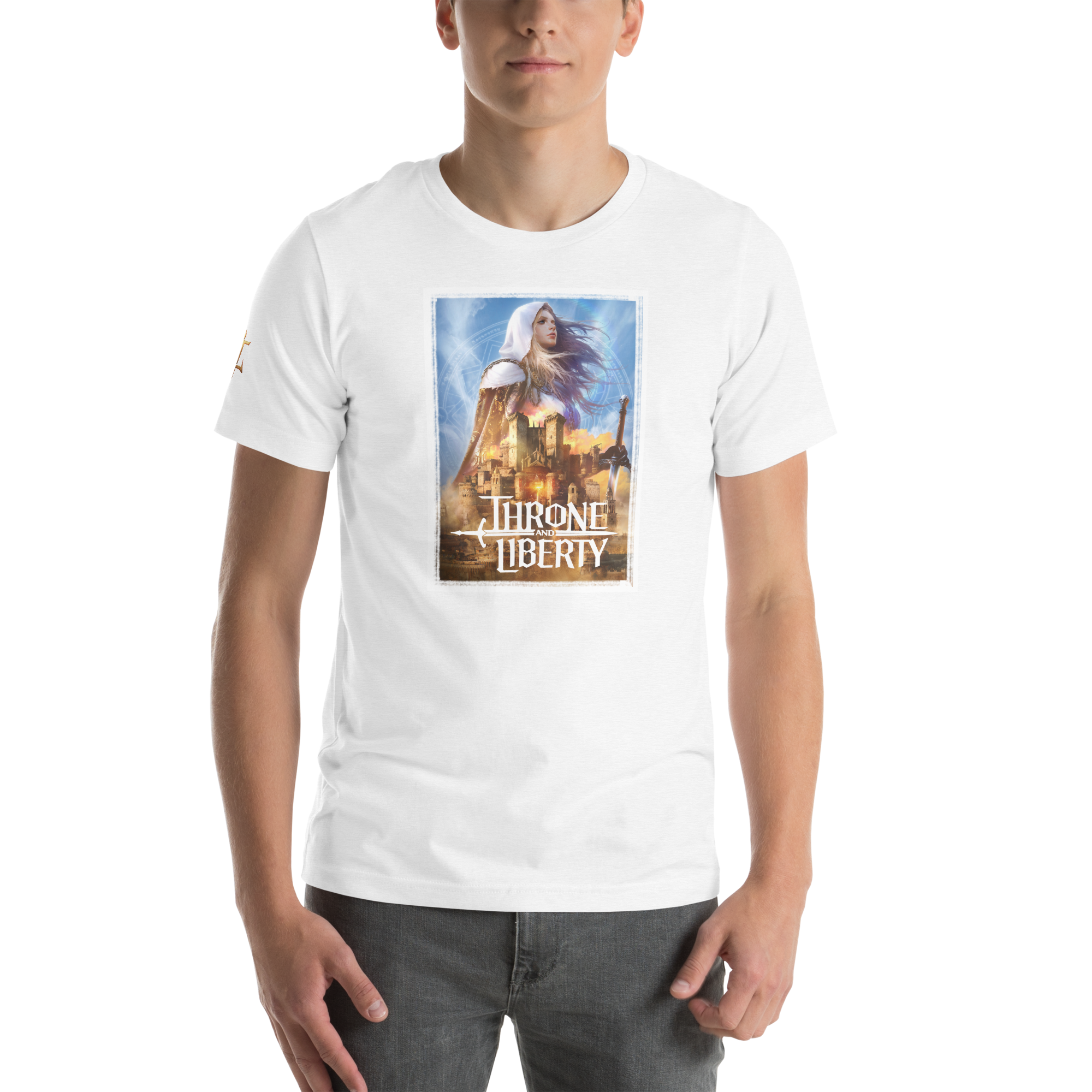 Roen Full Art Unisex Tee with Icon Sleeve