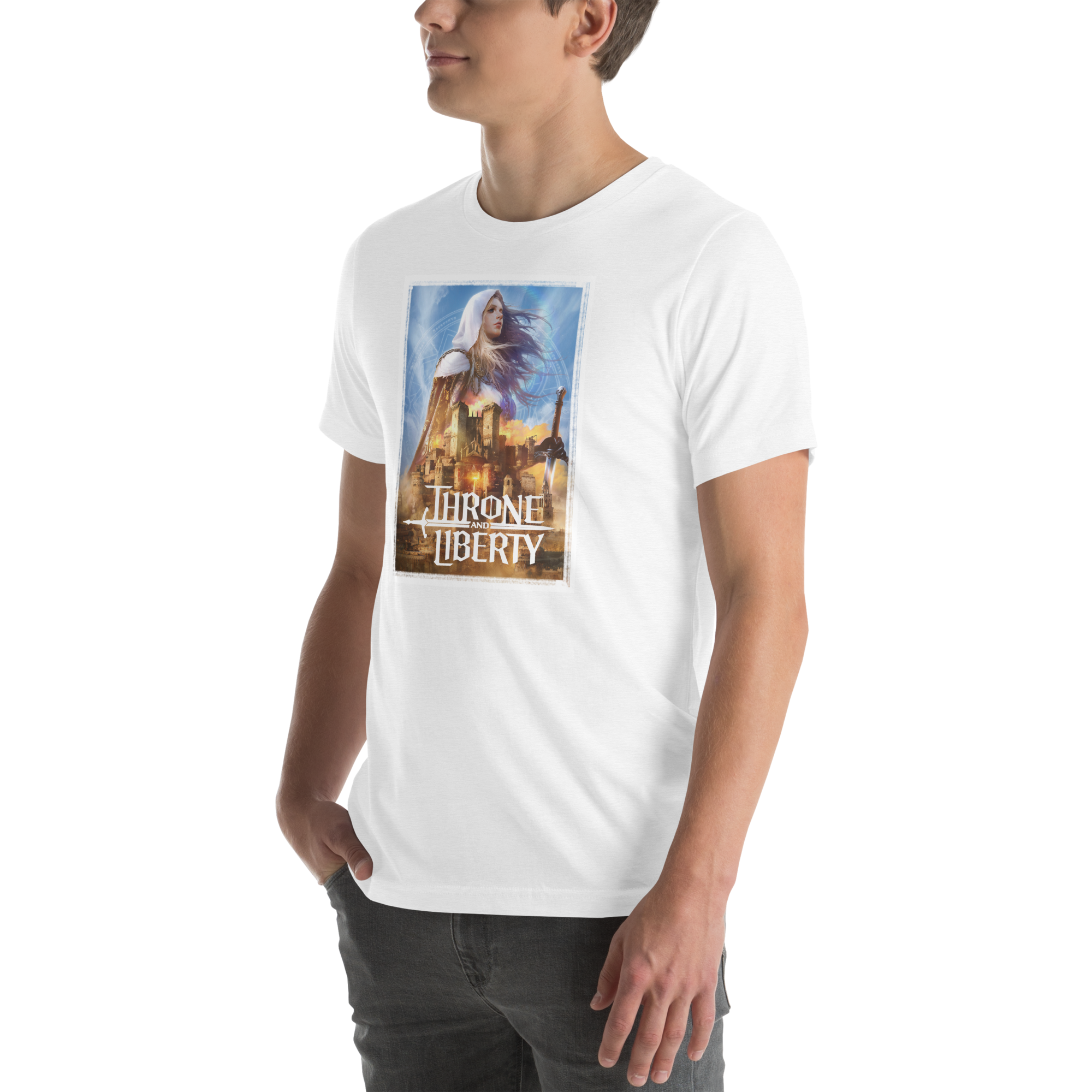 Roen Full Art Unisex Tee with Icon Sleeve