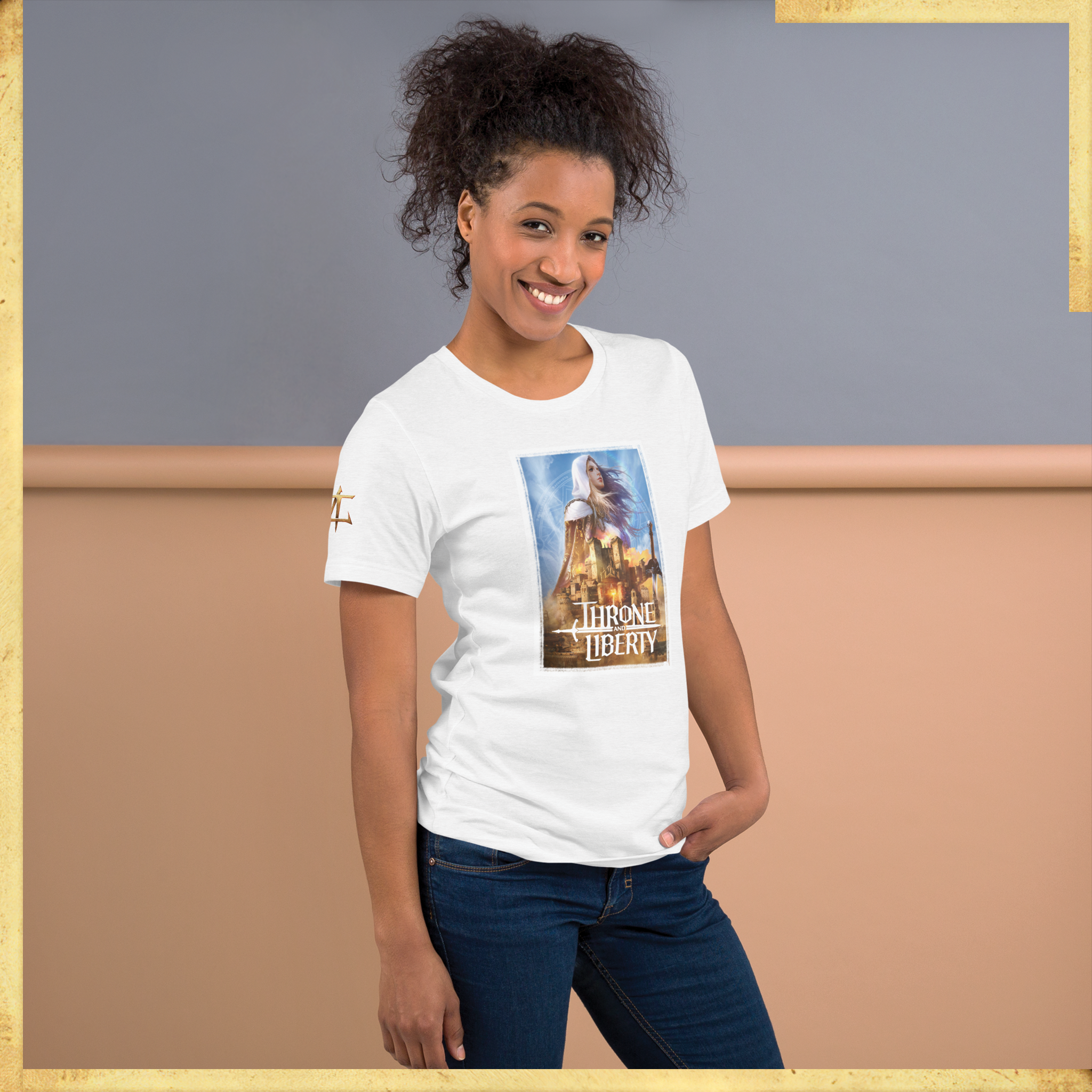 Roen Full Art Unisex Tee with Icon Sleeve
