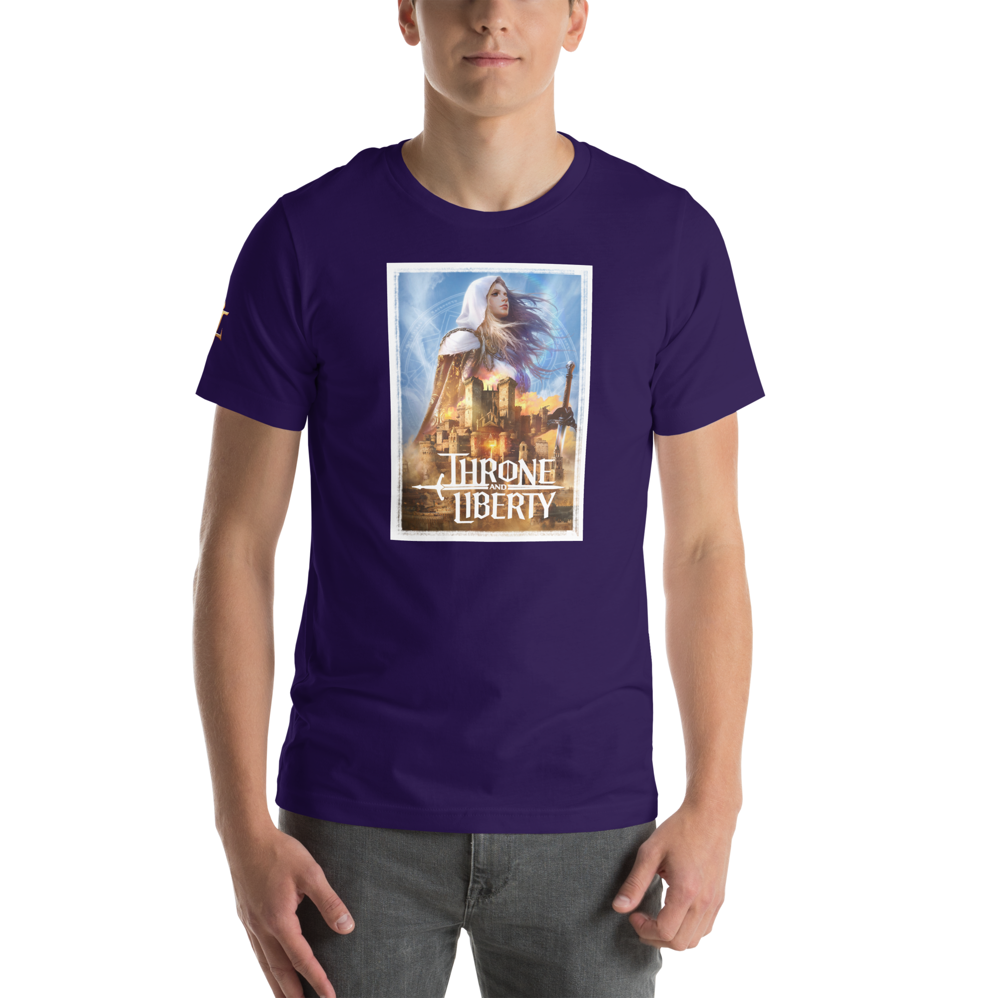 Roen Full Art Unisex Tee with Icon Sleeve